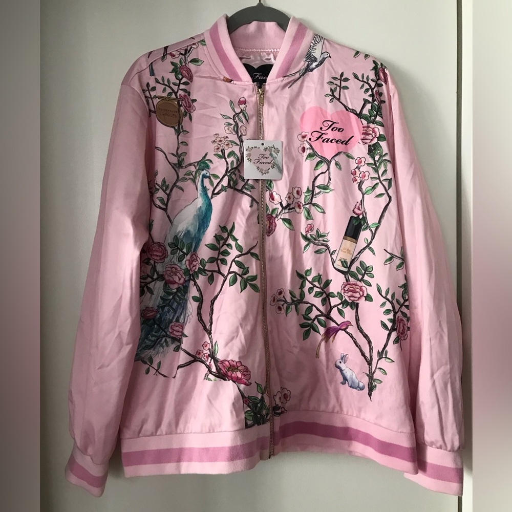NWT TOO FACED BOMBER JACKET SZ 2XL